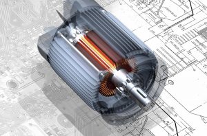 High or medium voltage motor